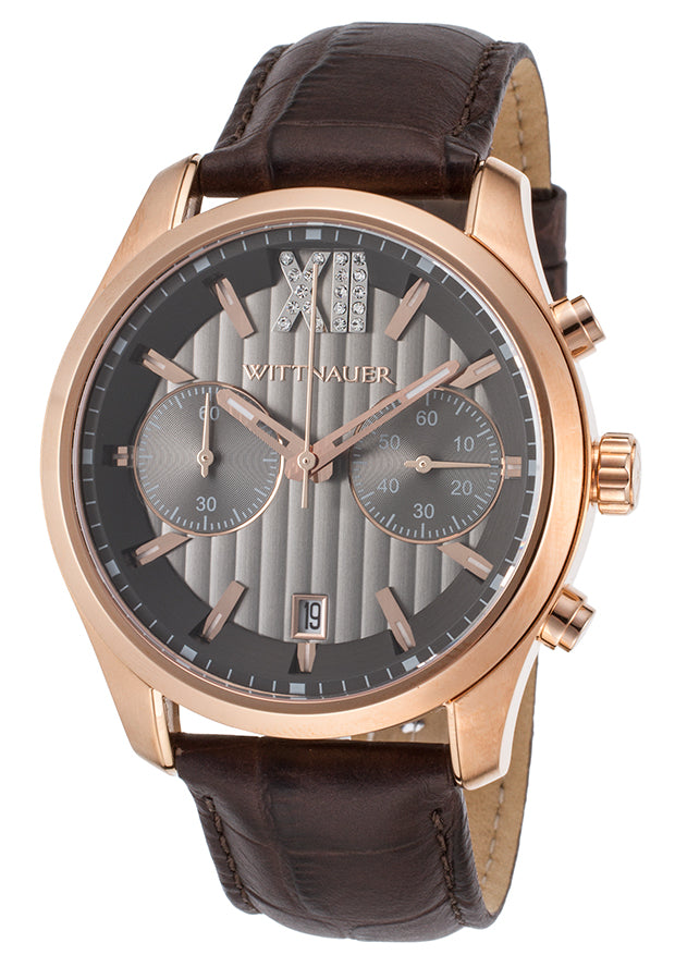 Wittnauer Leather Chronograph Mens Watch