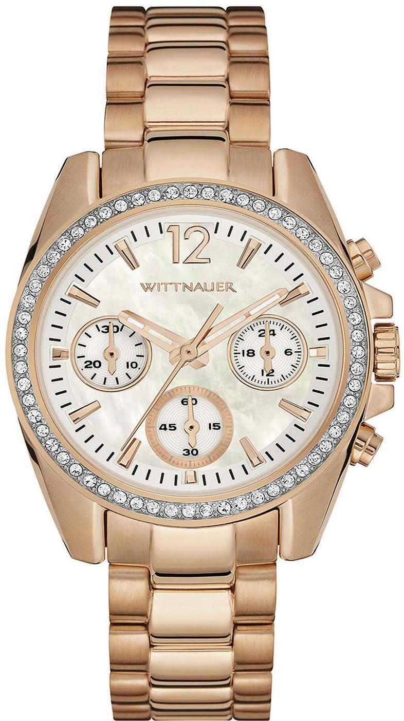 Wittnauer Rose Gold-Tone Chronograph Ladies Watch