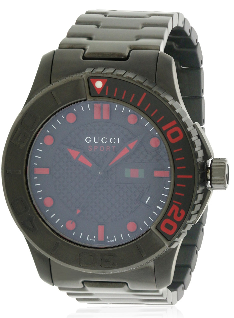 Gucci G-Timeless Black PVD   Stainless Steel Mens Watch