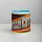 Greetings from Ocean City New Jersey Postcard Coffee Mug with Color Inside