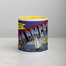Greetings from Sea Bright New Jersey Coffee Mug with Color Inside