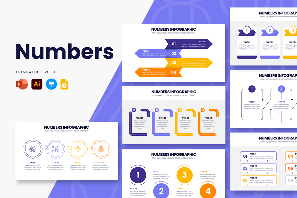 Number Infographic Templates Infograpia