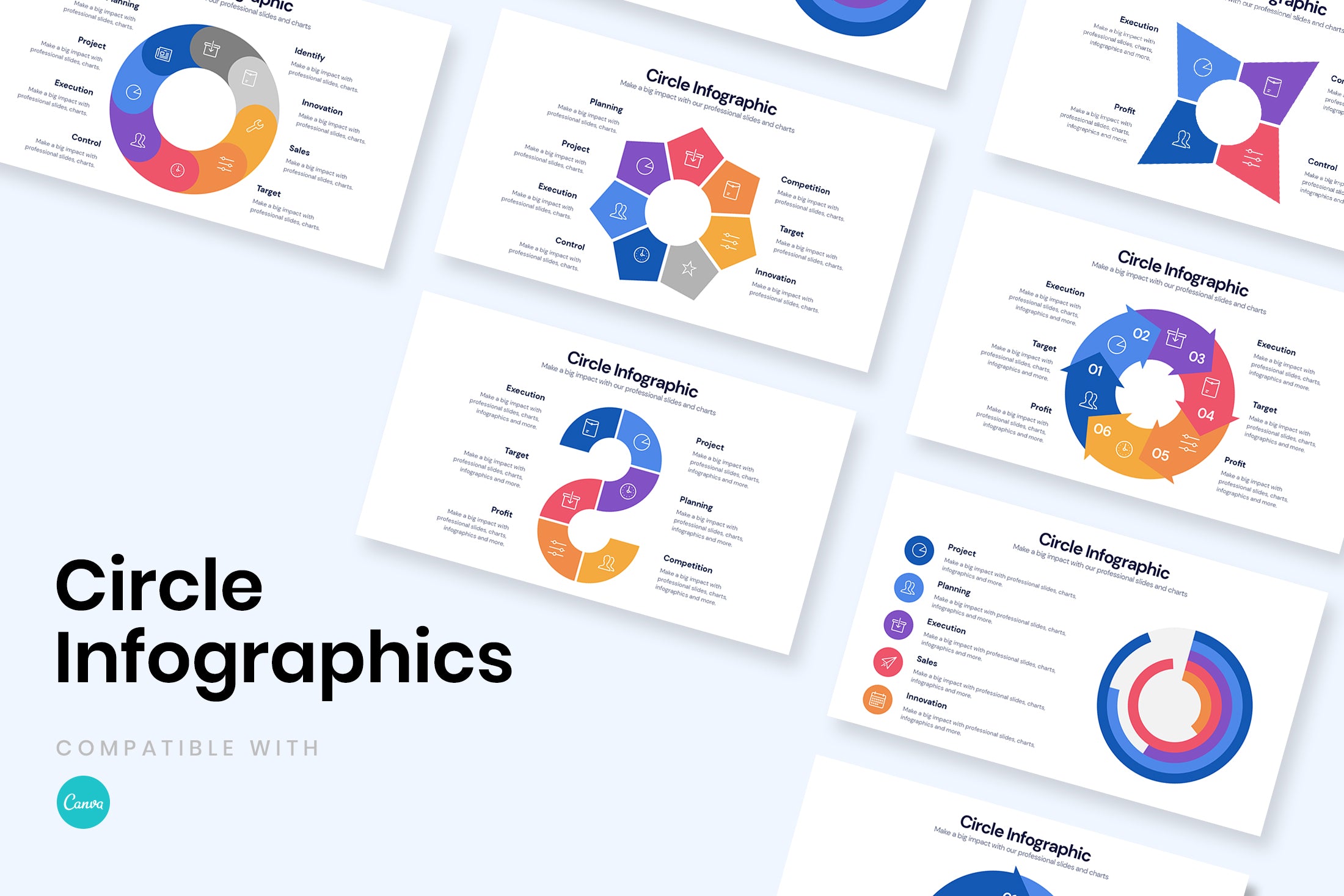 circle infographic services