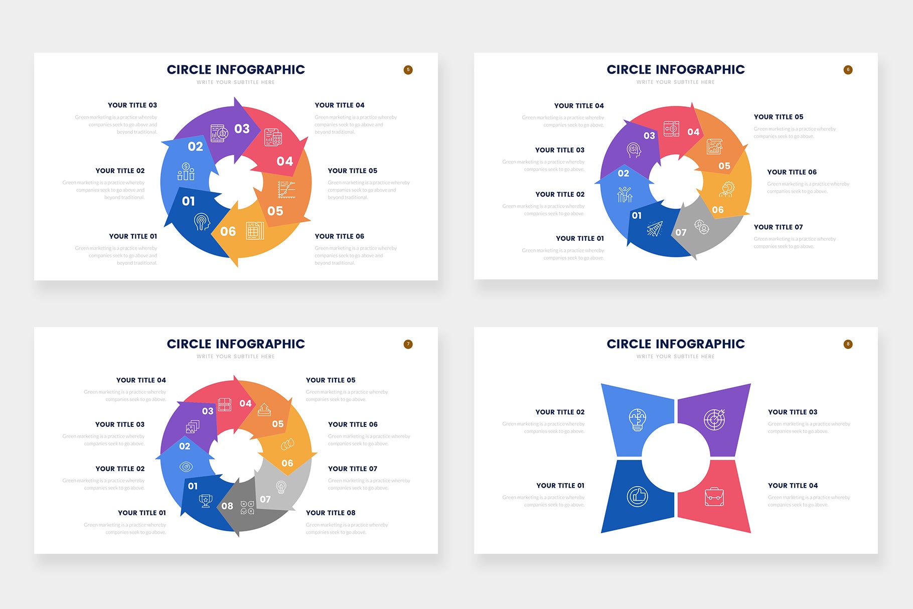 Circle Infographics - Infograpia