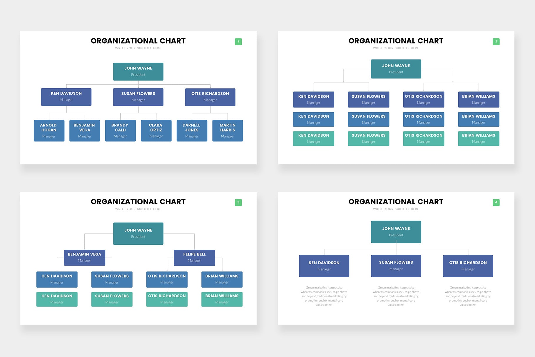 Google Slides Org Chart