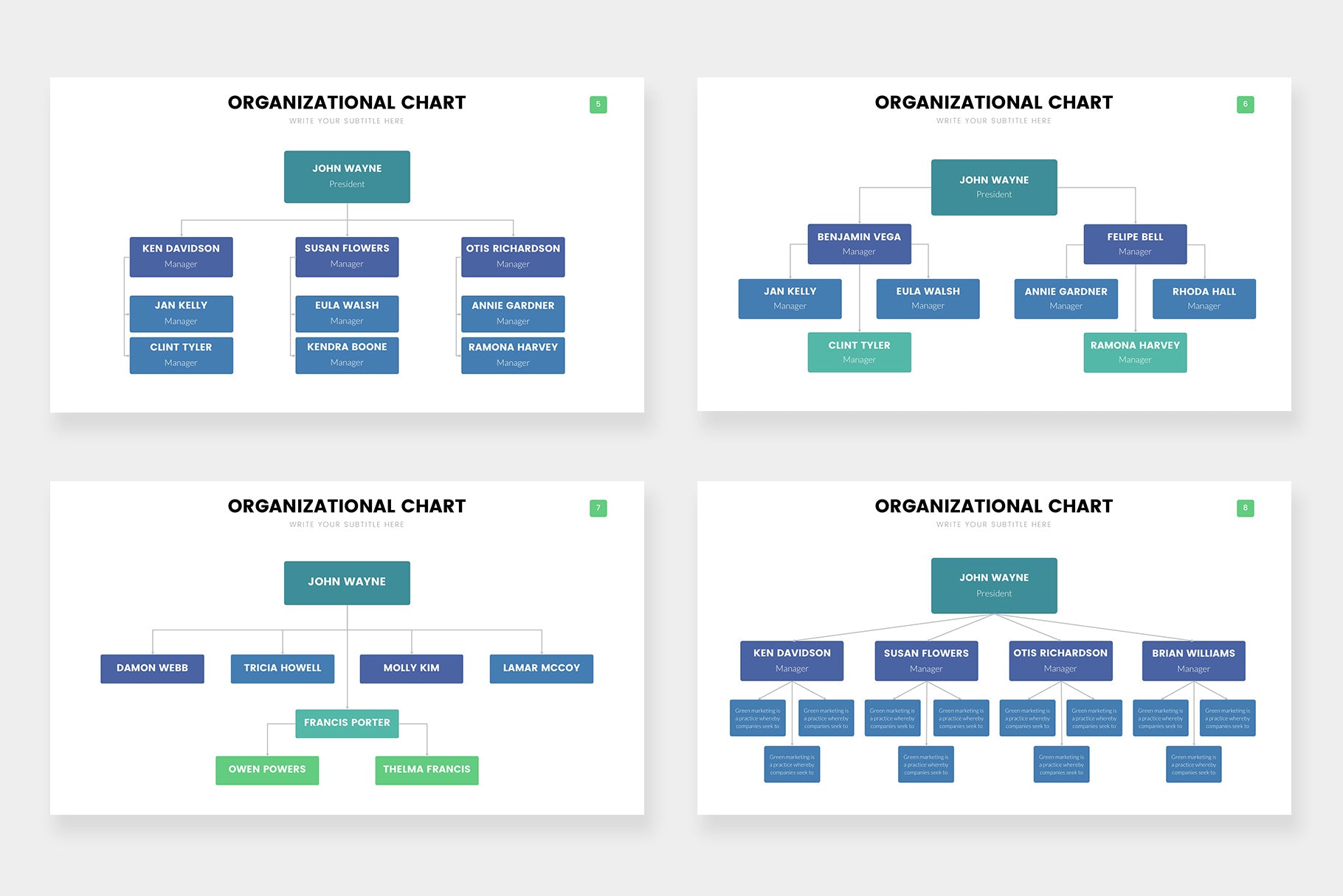 Google Slides Org Chart