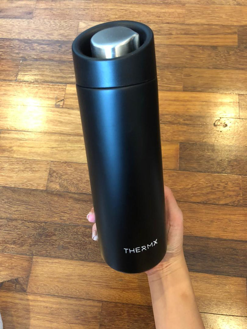 Cheers.US Insulated Water Bottle Coffee Tea Travel Mug Thermos Water Bottle  With Temperature Display Stays Hot or Cold Touch Display Temperature 304