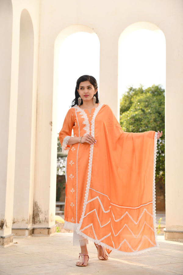 Buy Amala Firozi Silk Suit Set, Women's Fashion Store