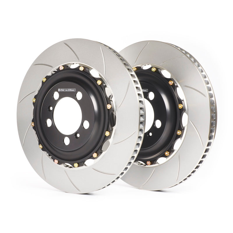 GiroDisc 2016 Chevrolet Camaro ZL1 (6th Gen Incl 1LE Pkg Shorter Front Pad) Slotted Front Rotors