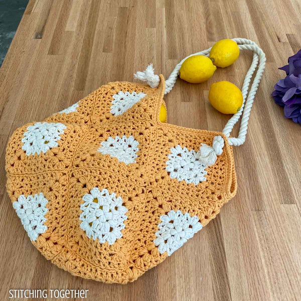 Caldwell Market Bag Crochet Pattern – Stitching Together