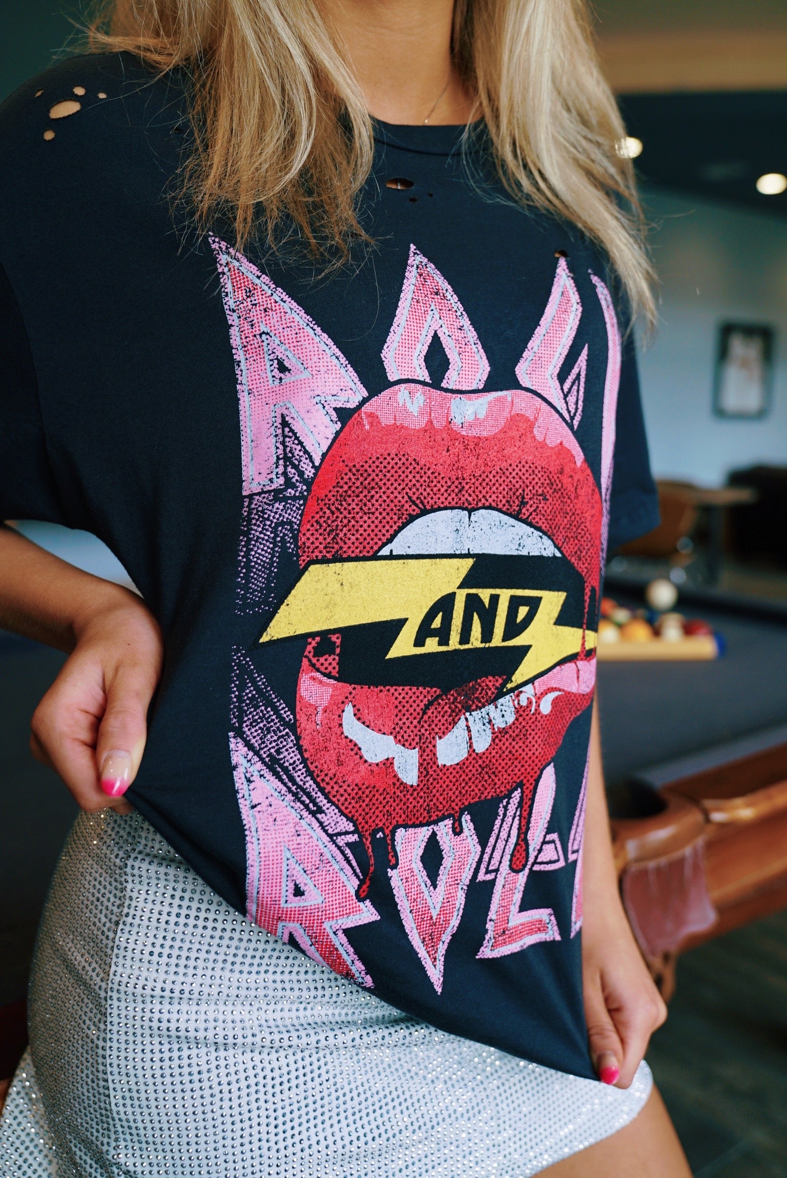 rock and roll graphic tees