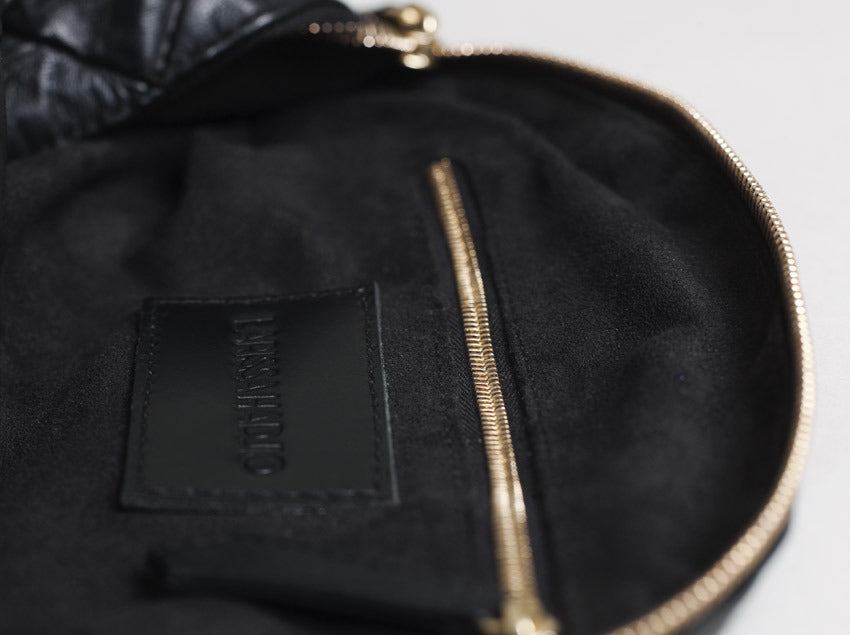 Black Diamond Wrist Bag £330 | Larissa Hadjio