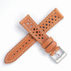 20mm 22mm Quick Release Rally Racing Leather Watch Strap