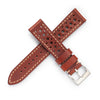 20mm 22mm Quick Release Rally Racing Leather Watch Strap