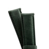 18mm 20mm 22mm Quick Release Padded Leather Watch Strap - Green