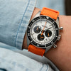 Dryden Chrono Diver Series 1 - Panda Dial (Orange)