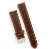 20mm 22mm Quick Release Handmade Leather Watch Strap - Dark Brown Full Stitch