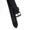 20mm Quick Release Sailcloth Canvas / Leather Watch Band - Black