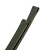 20mm Quick Release Sailcloth Canvas / Leather Watch Band - Green