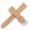 20mm Quick Release Sailcloth Canvas / Leather Watch Band - Khaki