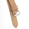 20mm Quick Release Sailcloth Canvas / Leather Watch Band - Khaki