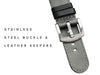 20mm 22mm Quick Release Premium Seat Belt Nylon Watch Strap - Grey