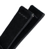 18mm 20mm 22mm Quick Release Suede Leather Watch Strap - Black