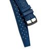 20mm 22mm Quick Release Tropical Pattern FKM Rubber Watch Strap