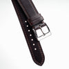 18mm 19mm 20mm 22mm Quick Release Genuine Leather Watch Strap - Dark Brown