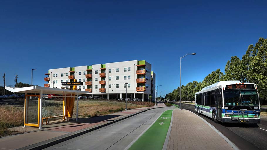 Jamboree West Gateway Place transit-oriented affordable housing.