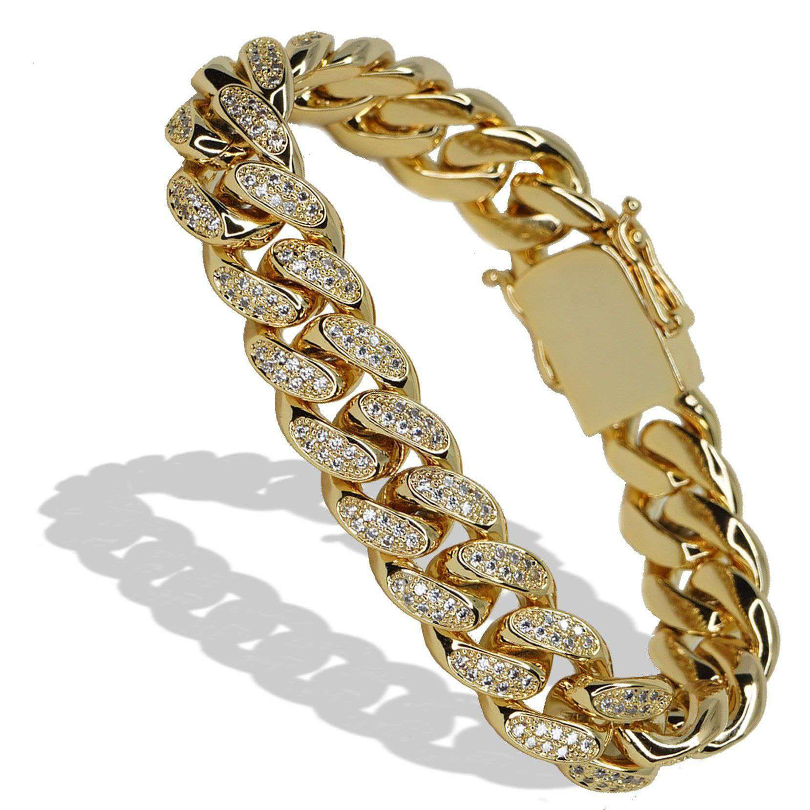 Gold Cuban Bracelet – HypeDiamonds