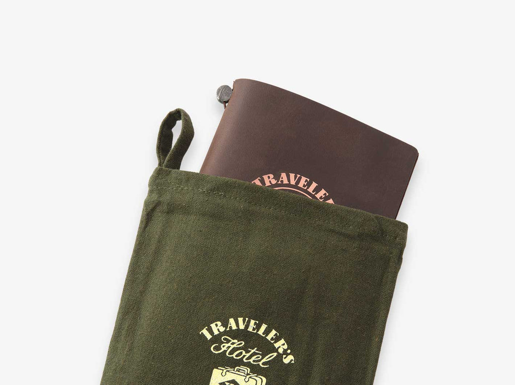 TRAVELER'S Notebook Limited Set Brown Hotel theme