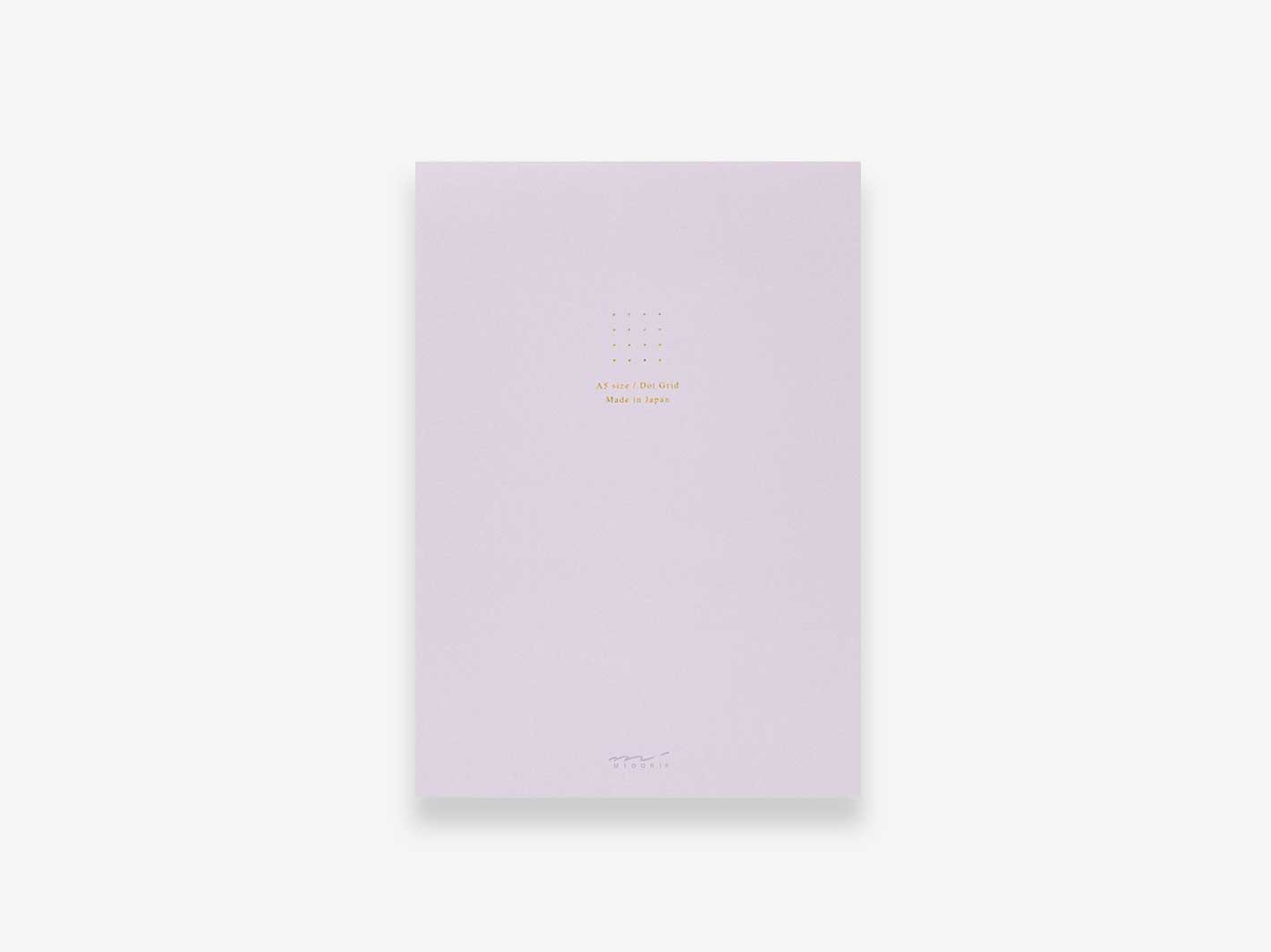 Midori Color Dot Grid Notebook Lilac