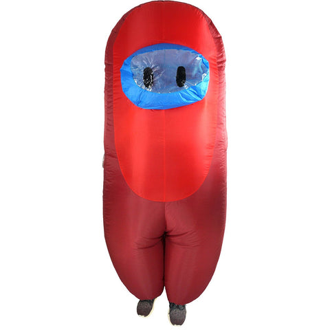 Among Us Red SUS Crew Inflatable Costume for Kids
