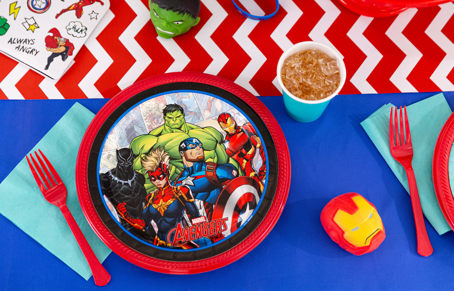 Avengers tableware, paper plates, cups and more
