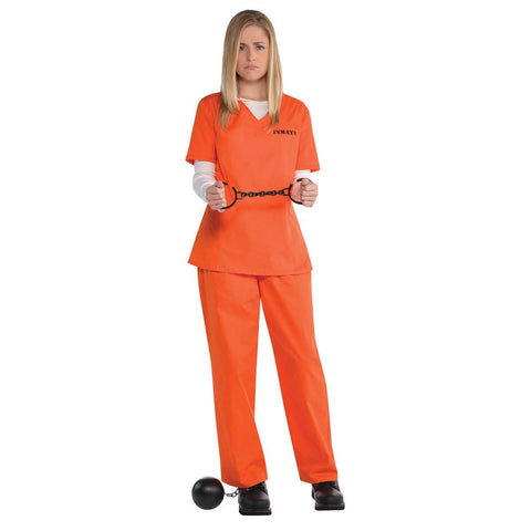 Orange Inmate Costume for Adults