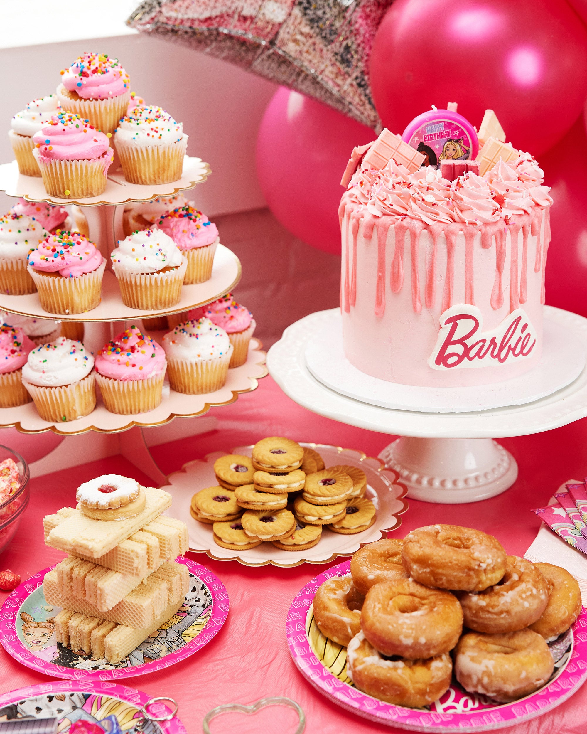 Merveilleuse image comestible Barbie pour gâteau