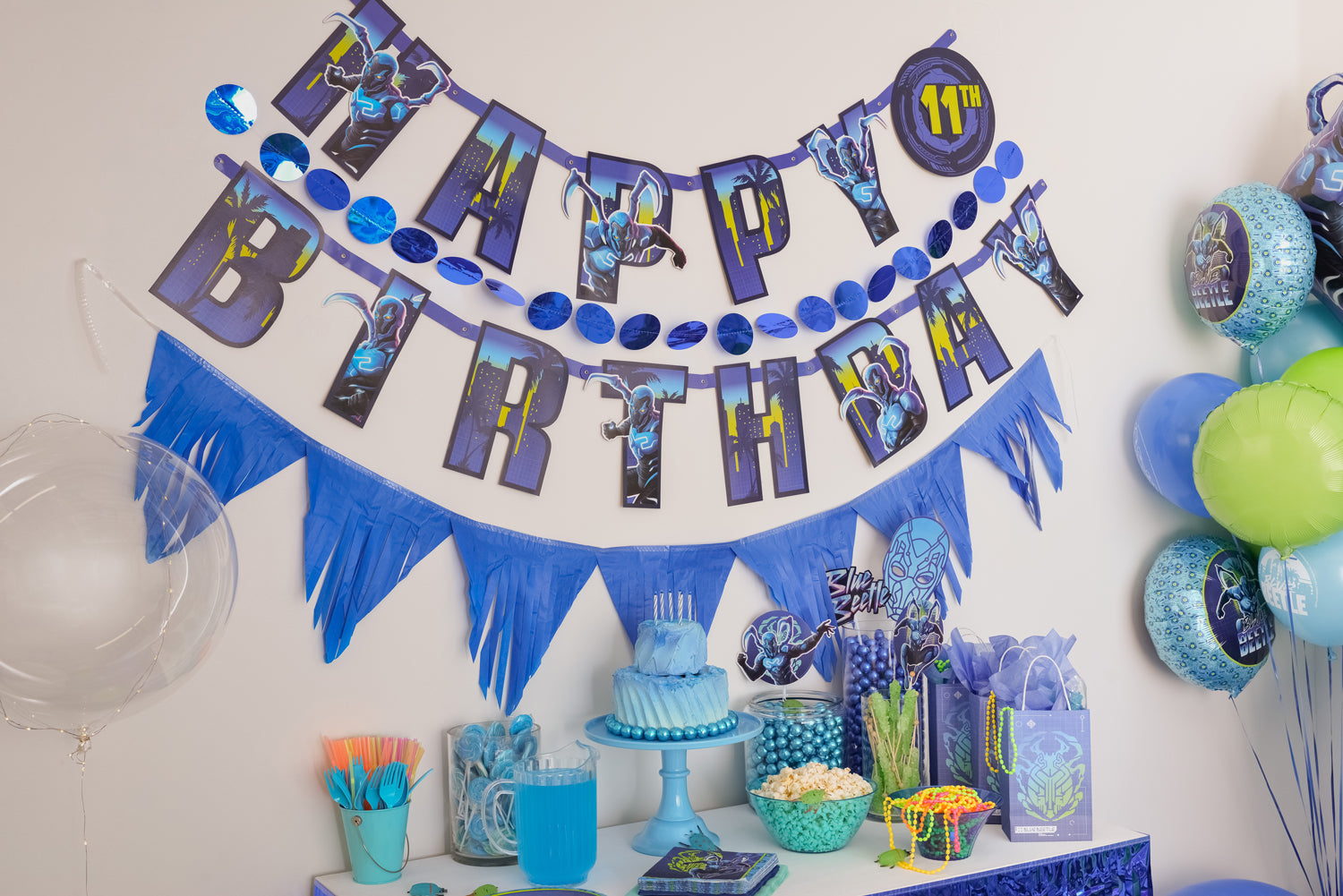 Unleash the Superhero Fun: Blue Beetle Birthday Party – Party Expert