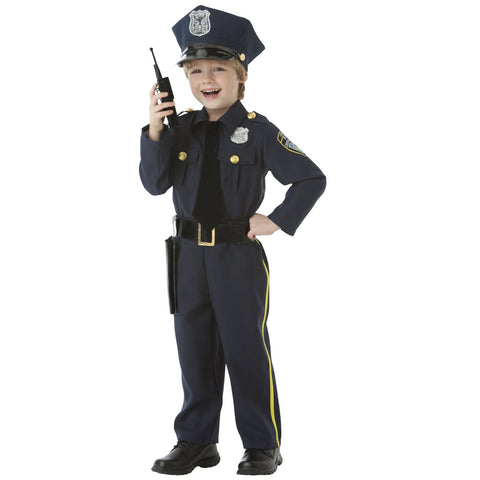 Police officer costume for boys