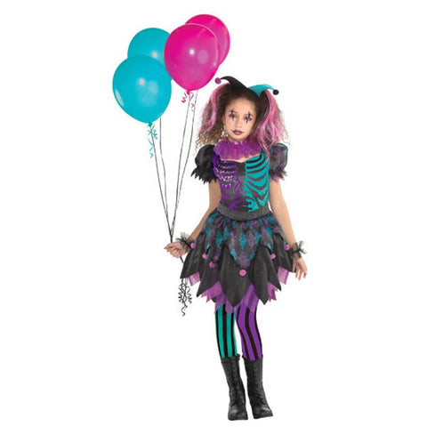 Haunted Harlequin Costume for Girls