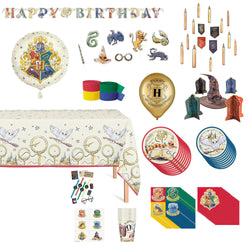 Kit anniversaire Harry Potter - Kit vaisselle Fête de Sorcier H Potter