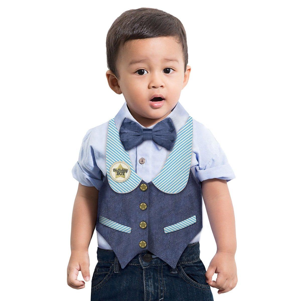 1st Birthday Boy - Vest & Bow Tie – Party Expert