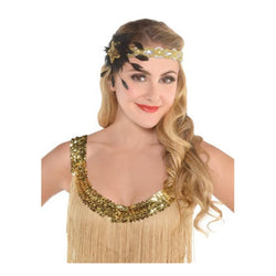 Black & Gold Hollywood Tinsel Boa