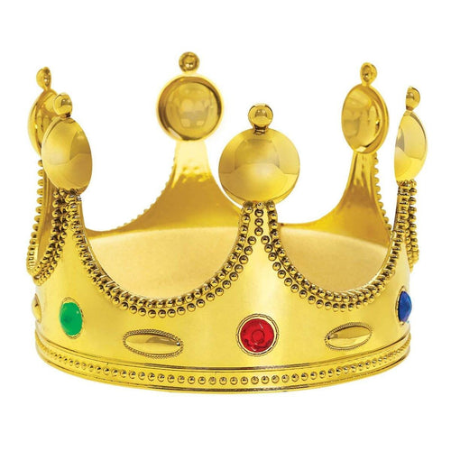 تاج الملك Gold King Crown for Men Boys Prince Birthday Crowns, 4th