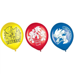 Sonic the Hedgehog™ Hanging Swirl Decorations, Party Supplies