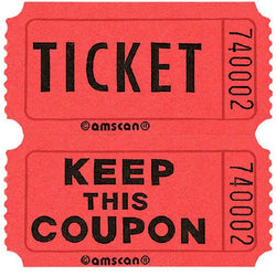 Tickets de vestiaire triple coupons en rouleaux - étiquettes Ikast