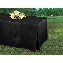 Amscan Jet Black Plastic Table Roll 100ft