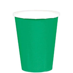 Festive Green Plastic Cups, 18 oz