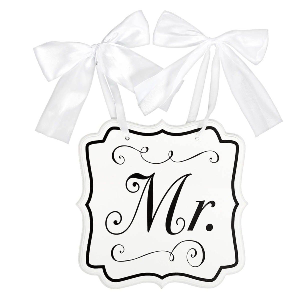 Chair Sign Mr 9 3 8 X 9 1 2 In White Party Expert