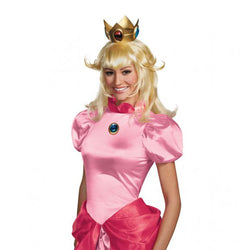Costume de princesse Peach - Costume de cosplay - Super Mario Bros - Pour  adulte - Robe et couronne - Robe de princesse de luxe - Longue robe de